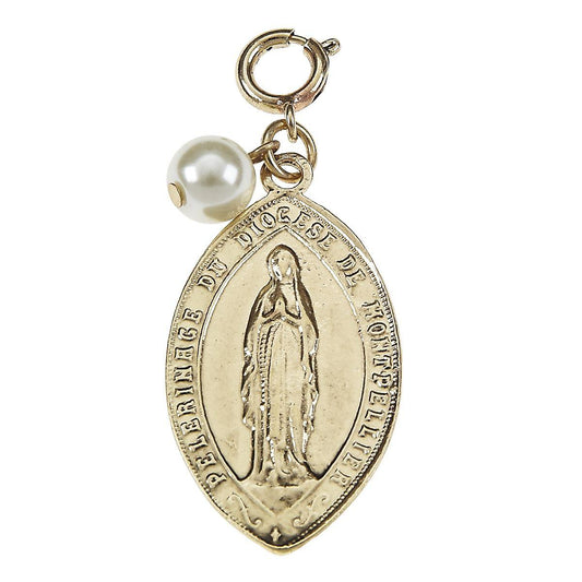 Jesus Antique Gold Charm
