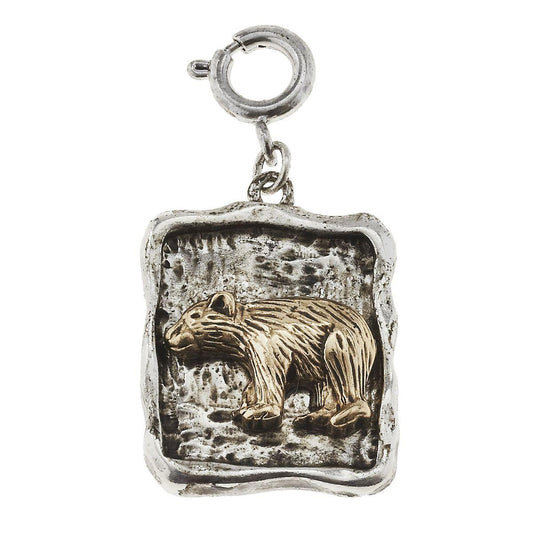 Square Bear Charm