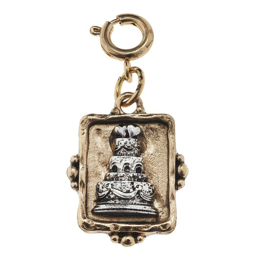 Square Cake Cabochon Charm