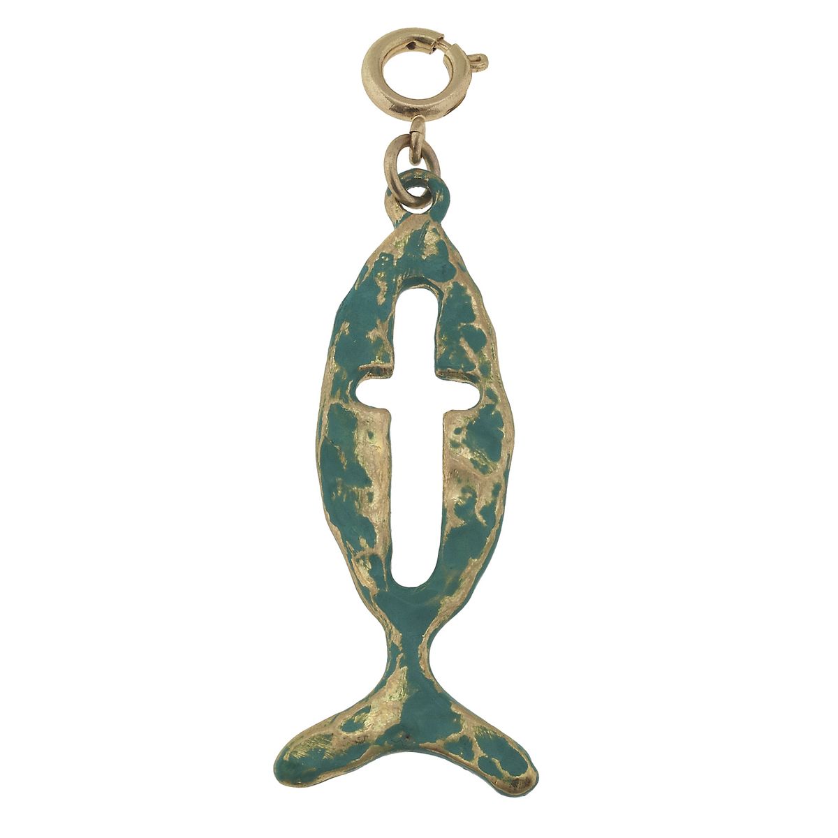 Ichthus Patina Charm
