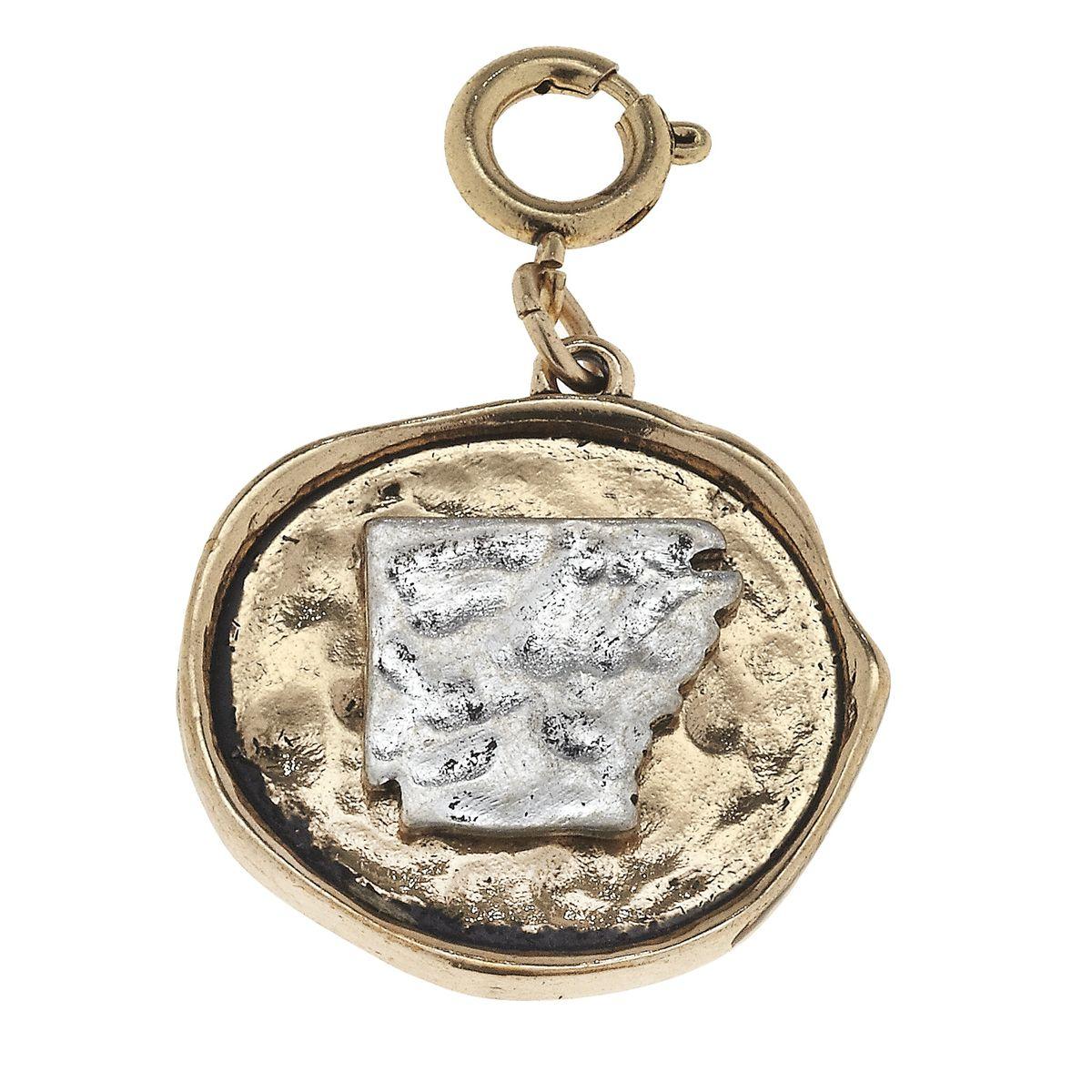2-Tone State Charm - Arkansas