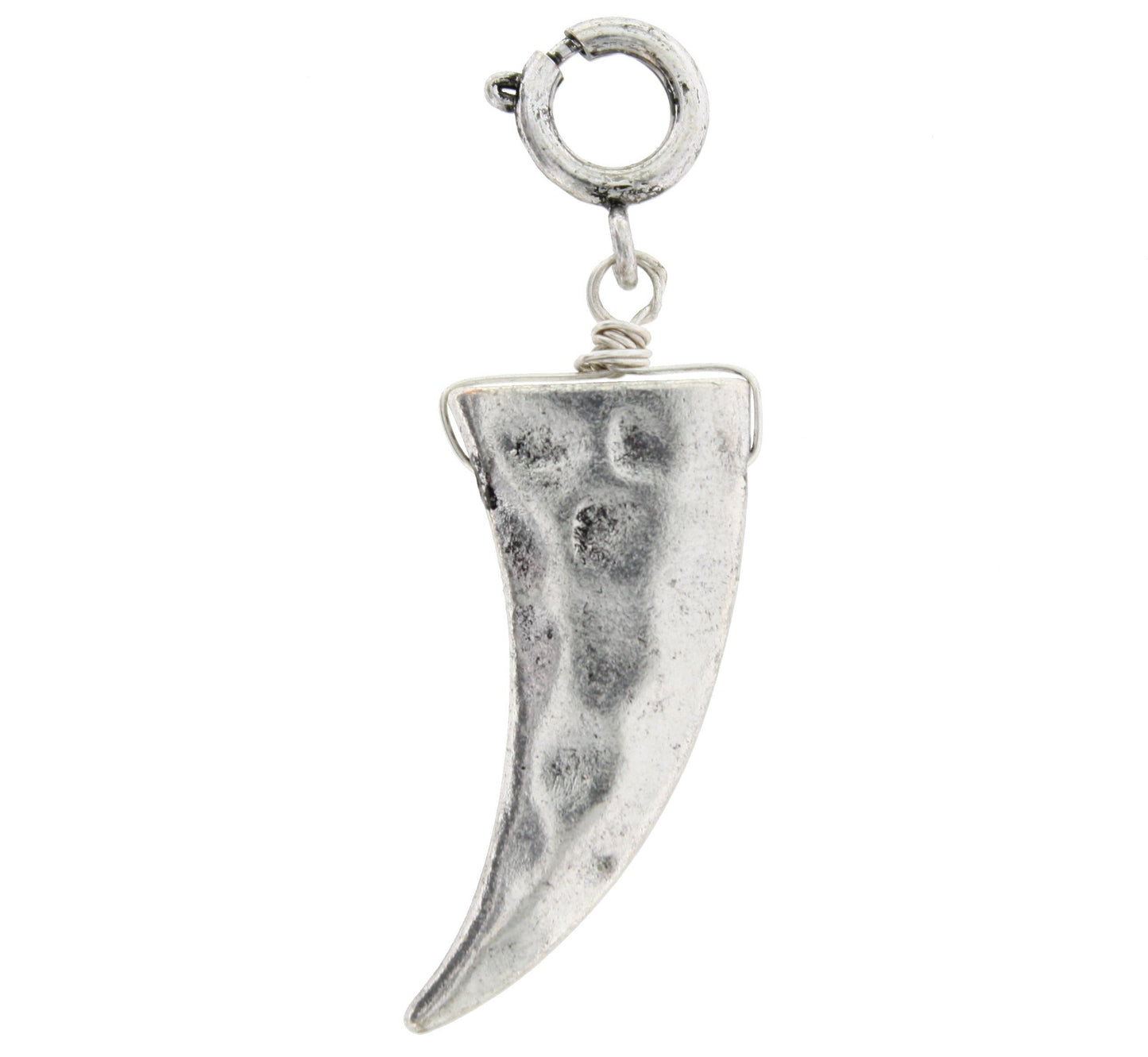Silver Tusk Charm
