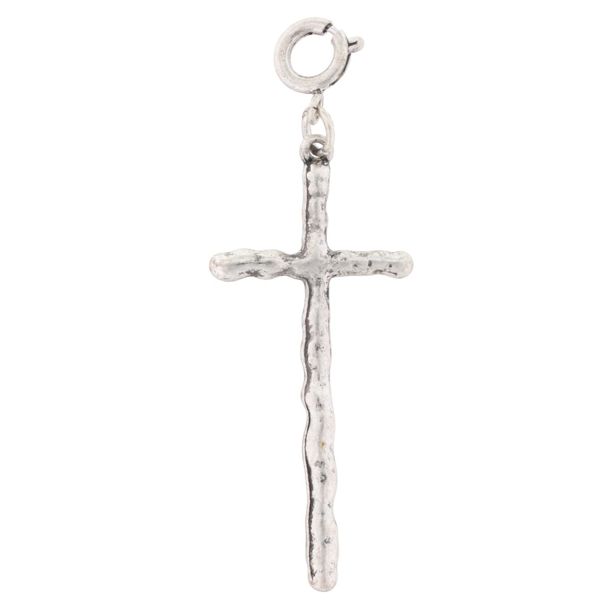 Silver Cross Charm
