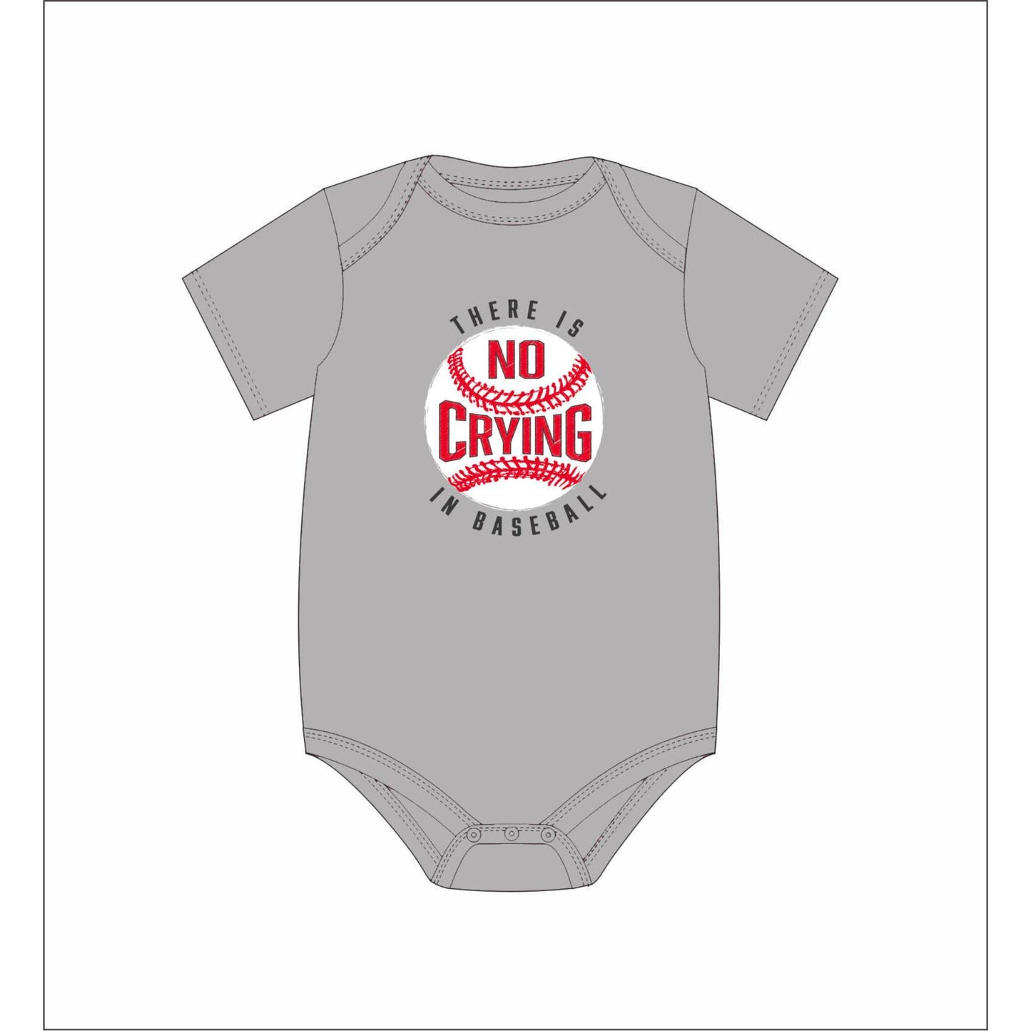 Kids There Is No Crying In Baseball Onsie NB