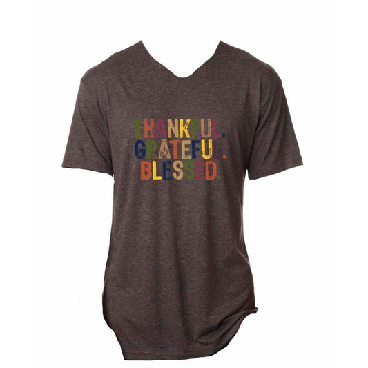 Thankful Grateful Blessed T-Shirt XL
