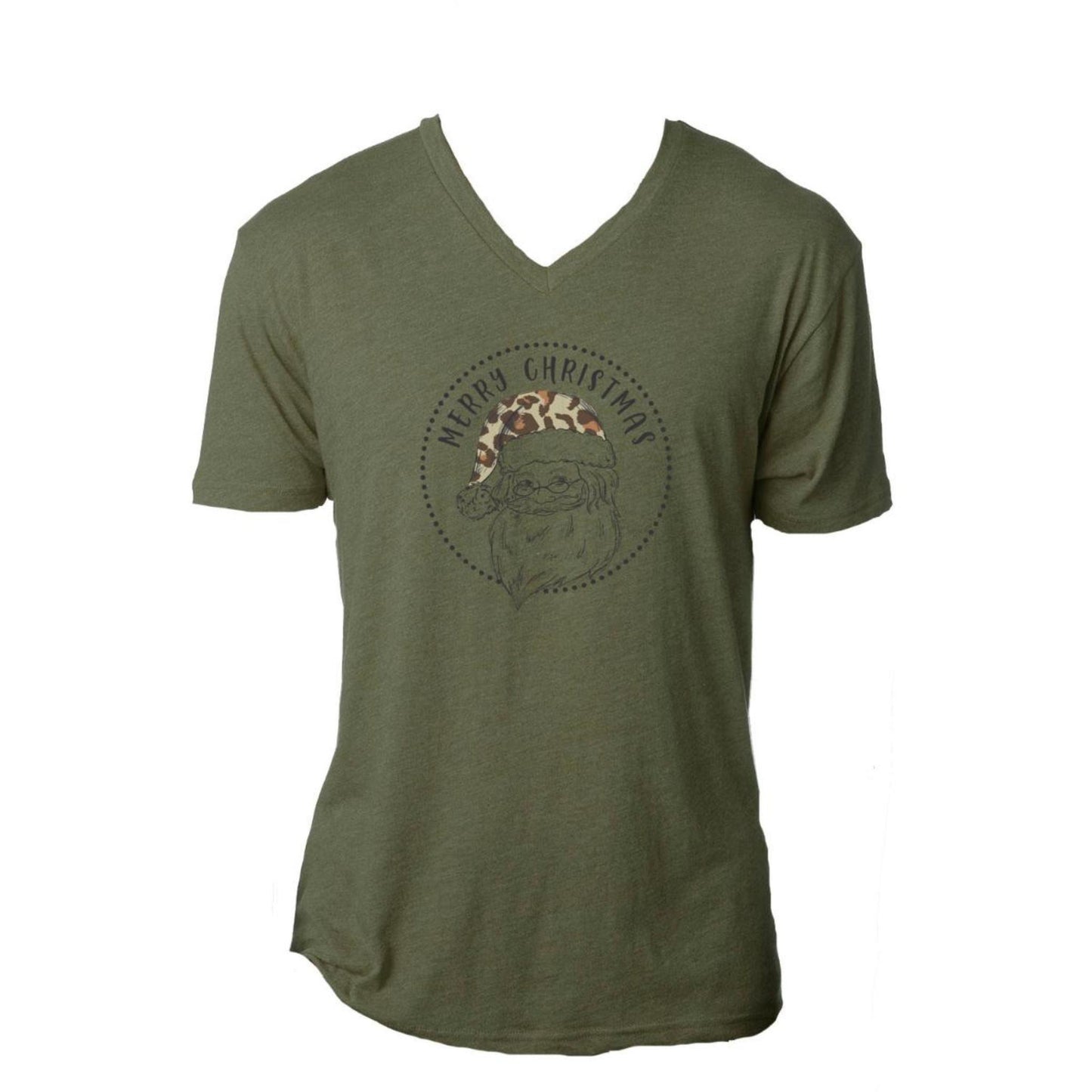 Leopard Santa T-Shirt S