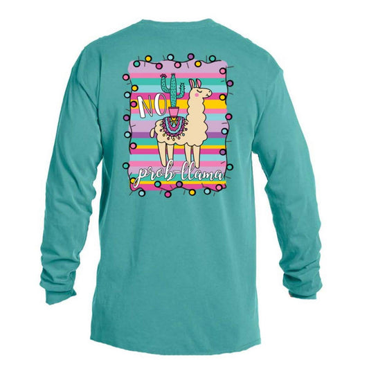 Kids No Probllama Long Sleeve T-Shirt XL