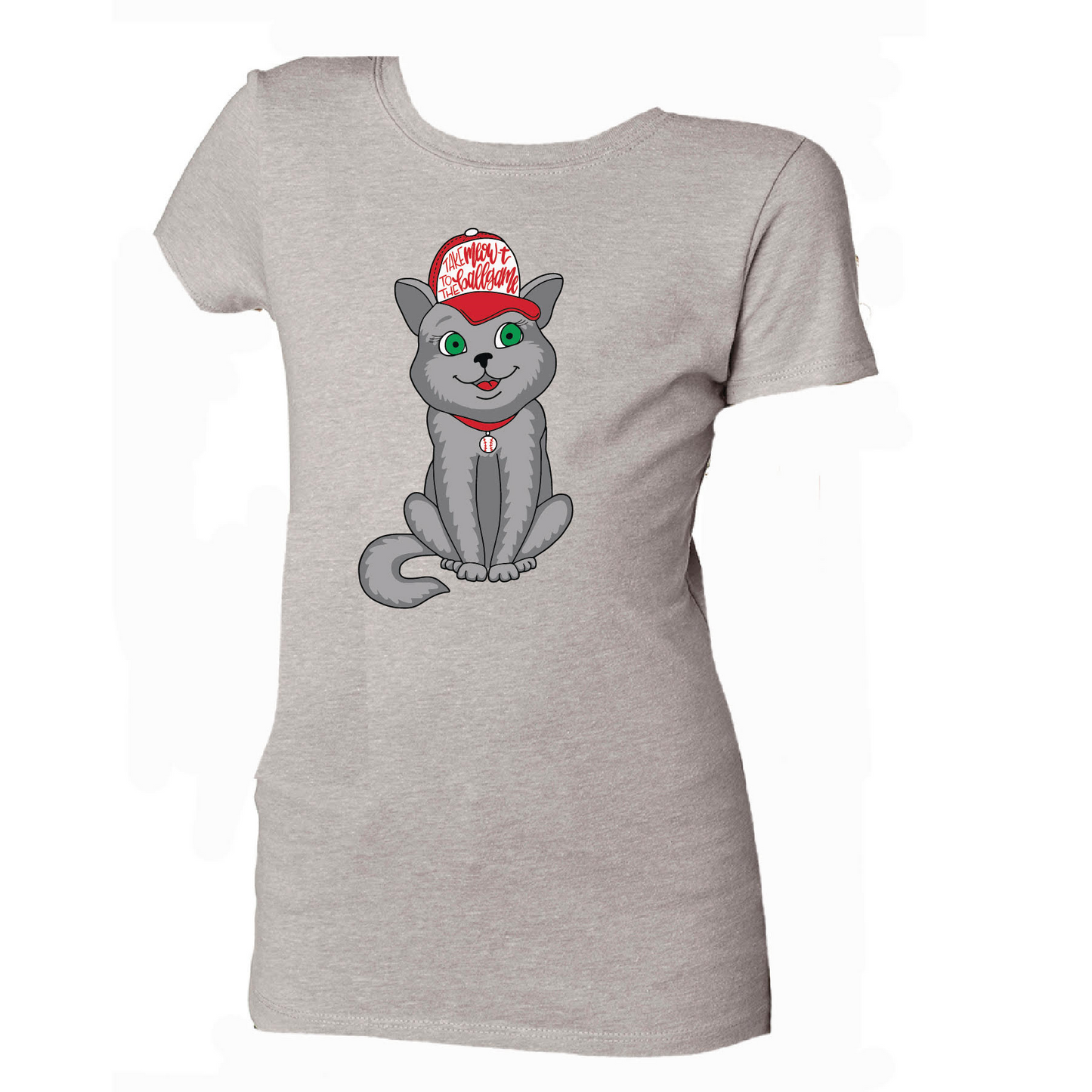 Kids Take Meow To The Ballgame T-Shirt
