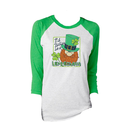 Kids I'd Rather Be A Leprechaun T-Shirt XL