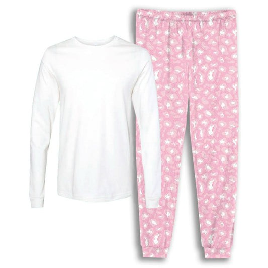 Wild Guess Jammie Long Sleeve Jogger Set S