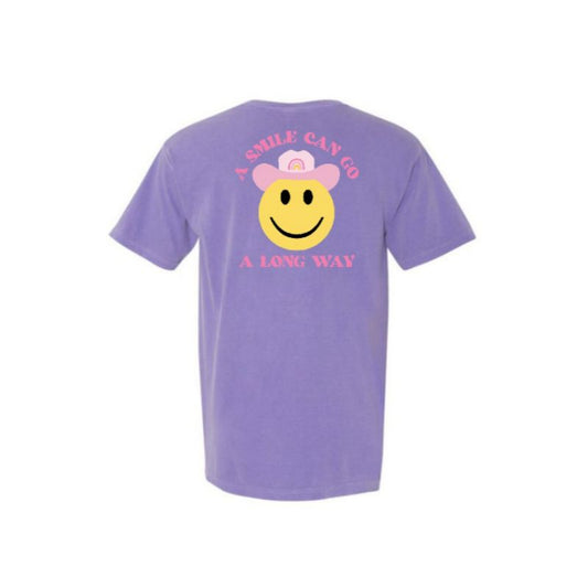 Kids A Smile Can Go A Long Way Crew Neck T-Shirt XL