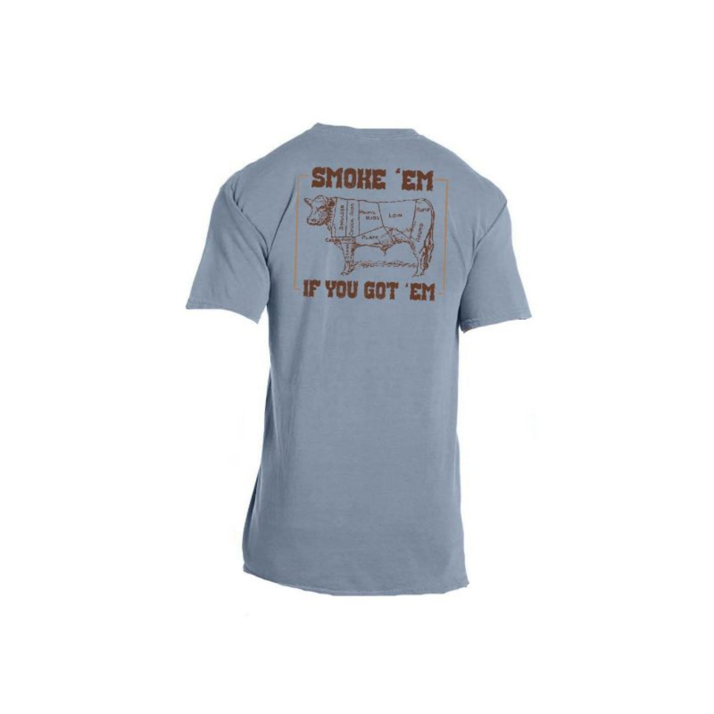 Kids Smoke 'Em If You Got 'Em Ice Blue Crew Neck T-Shirt S
