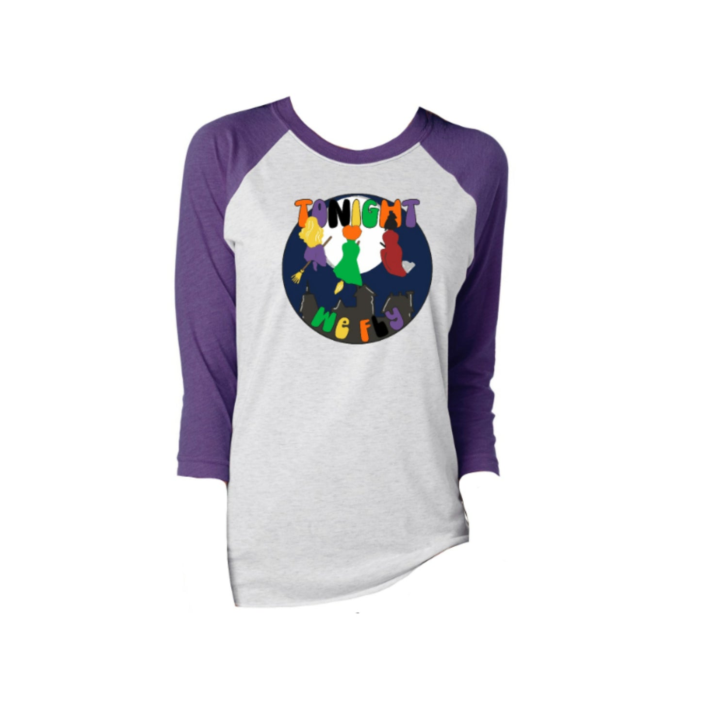 Tonight We Fly Crew Neck 3/4 Sleeve T-Shirt M