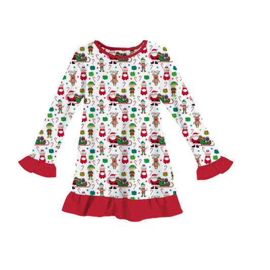 Kids All Things Christmas Jammie Gown XS