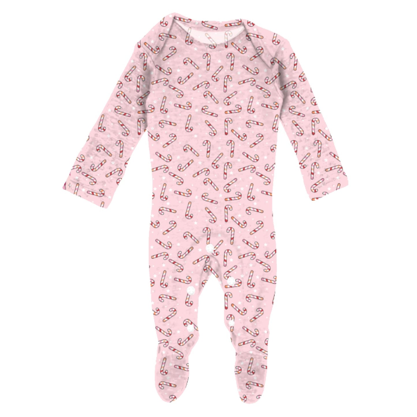 Kids Santa Baby Jammie Onesie 12MO
