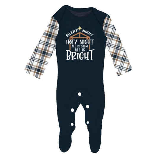 Kids Silent Night Jammie Onesie 6MO