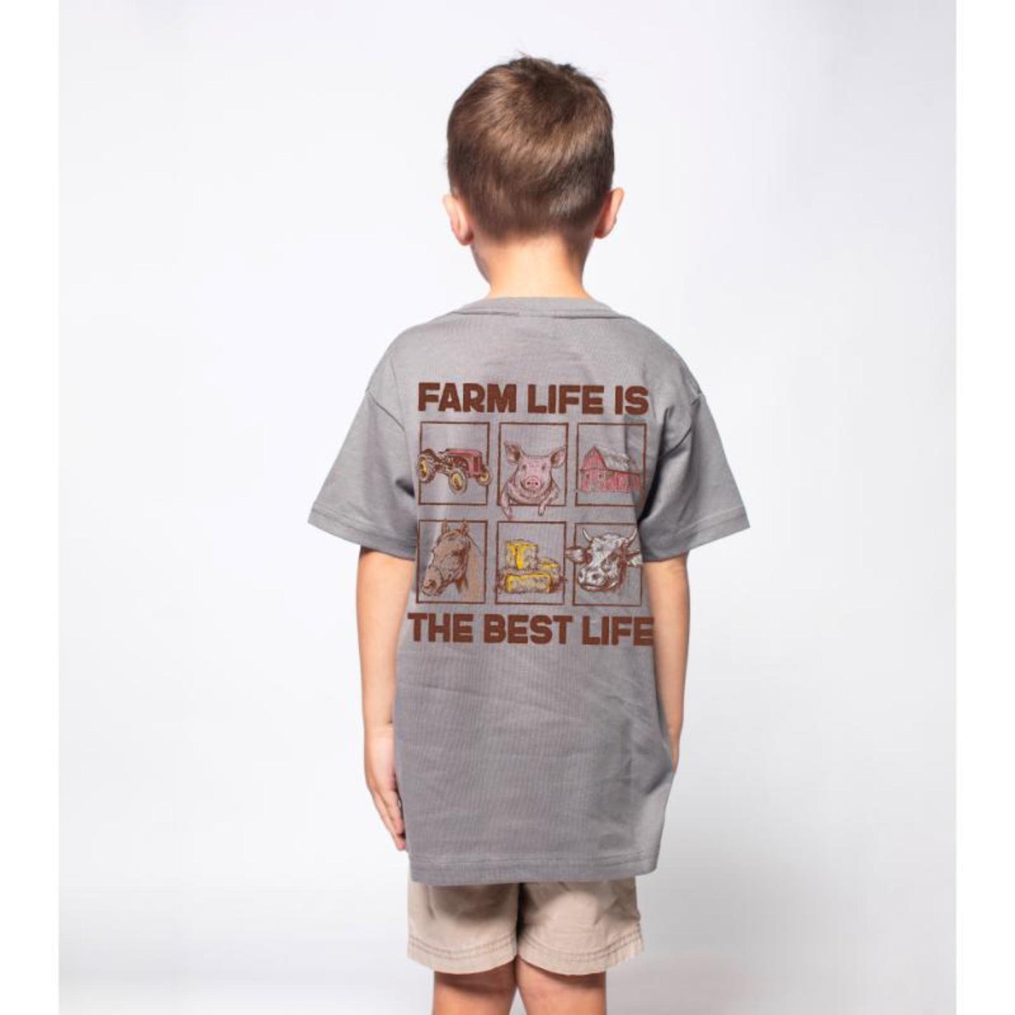 Kids Farm Life is the Best Life T-Shirt M