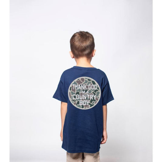 Kids Thank God I'm a Country Boy T-Shirt M