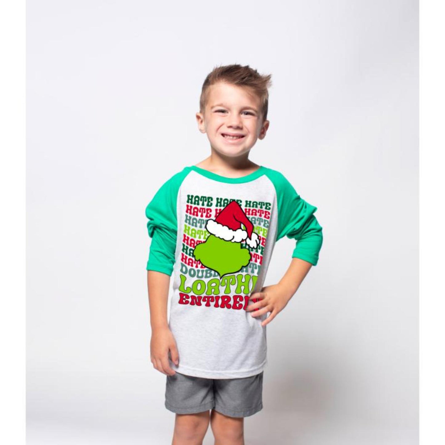 Kids Hate Hate Hate 3/4 Sleeve T-Shirt M