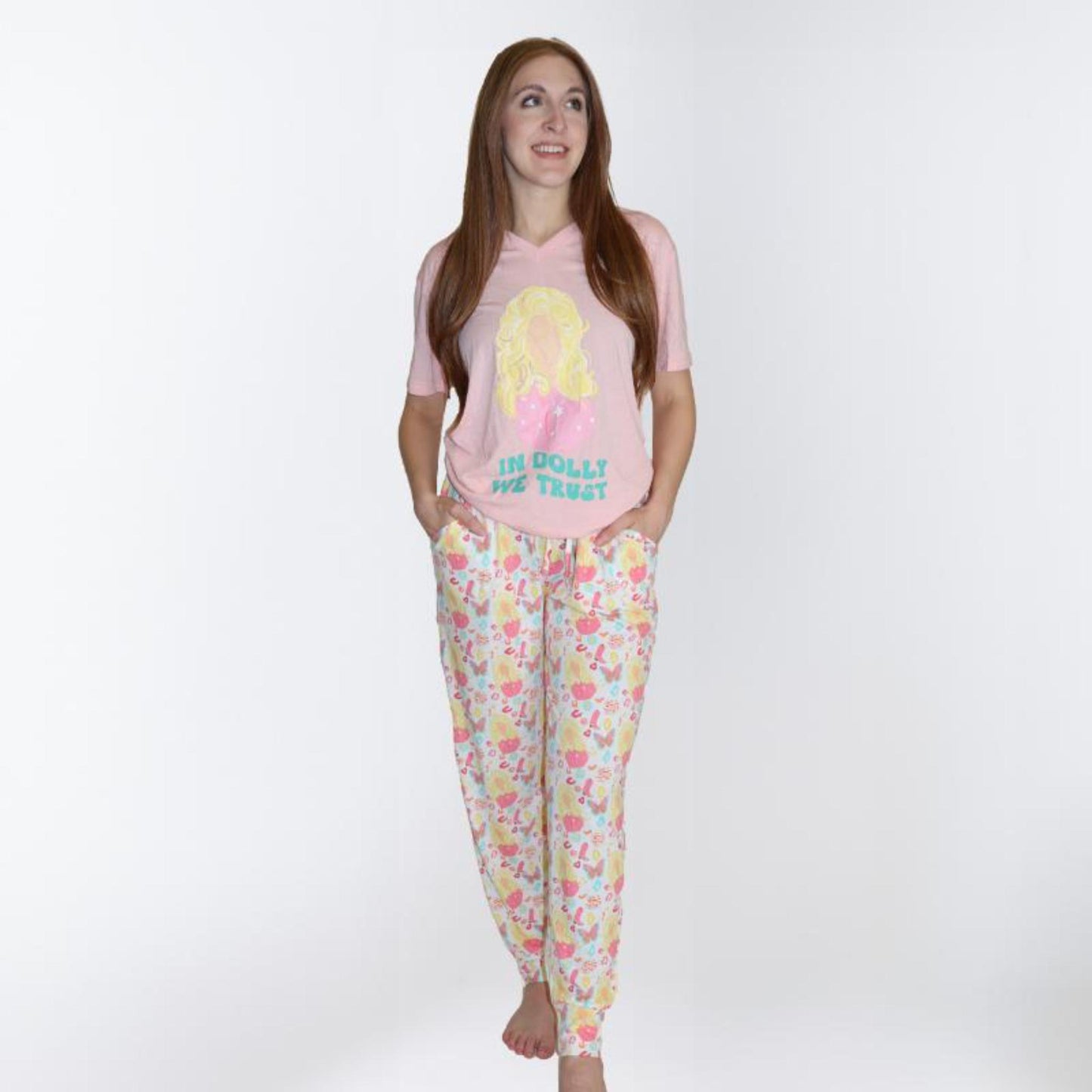 Higher the Hair Jammie Jogger Set S