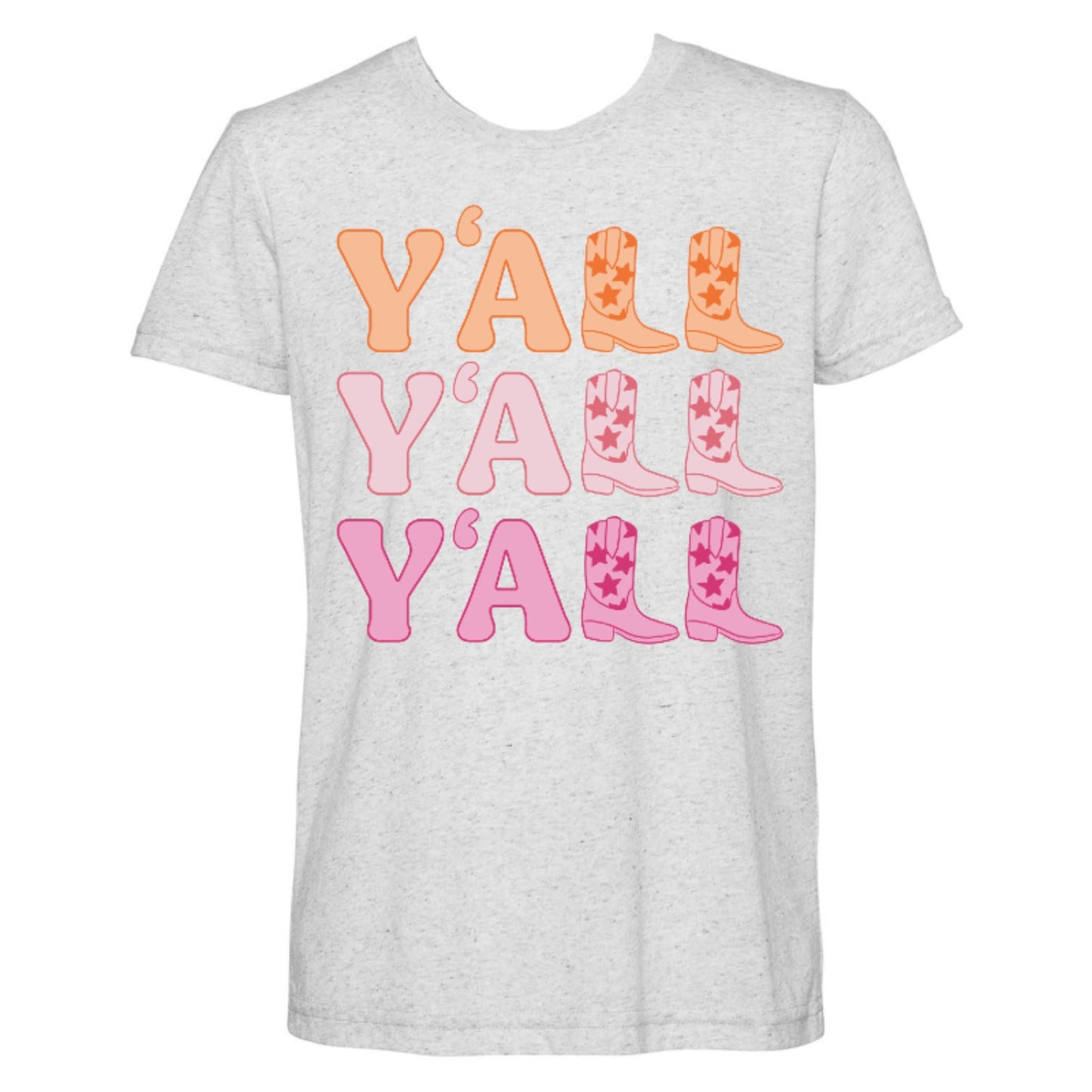 Kids Y'all Boots T-Shirt 2T