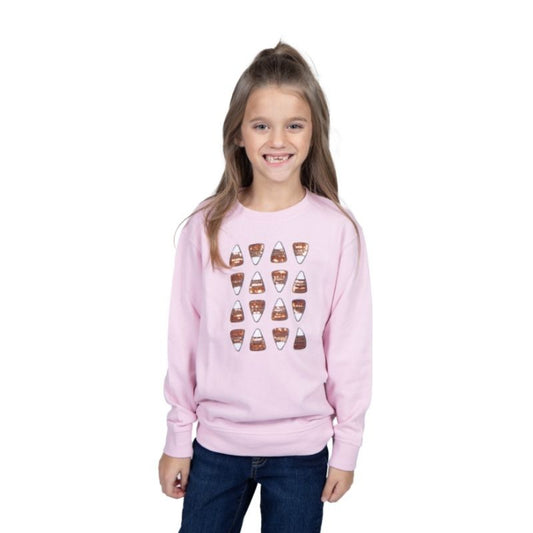 Kids Candy Corn Sweatshirt L