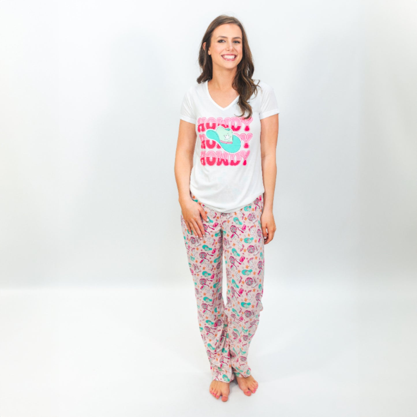 Howdy, Girl Jammie Set XL
