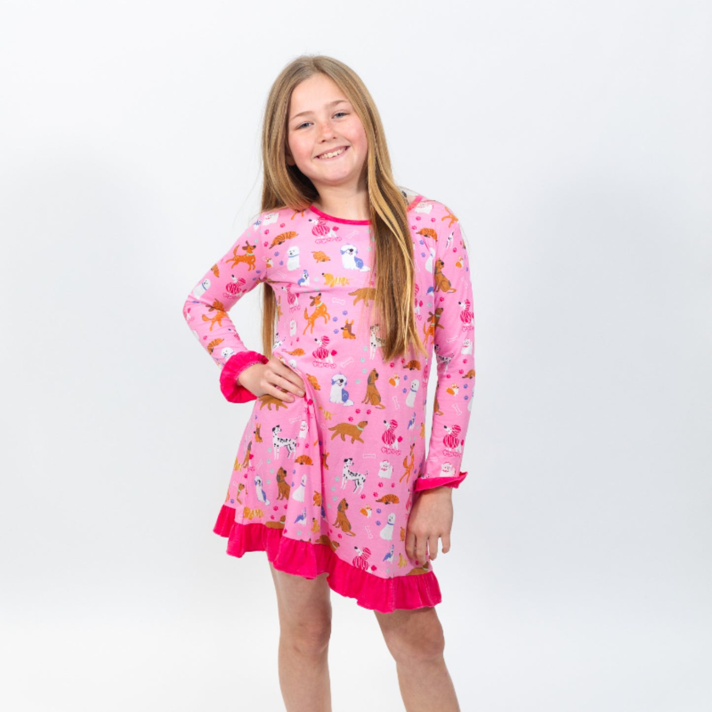 Kids Dogs are My Favorite People Jammie Gown M