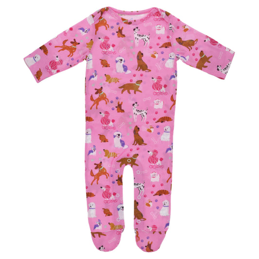 Kids Dogs are My Favorite People Jammie Onesie 6MO