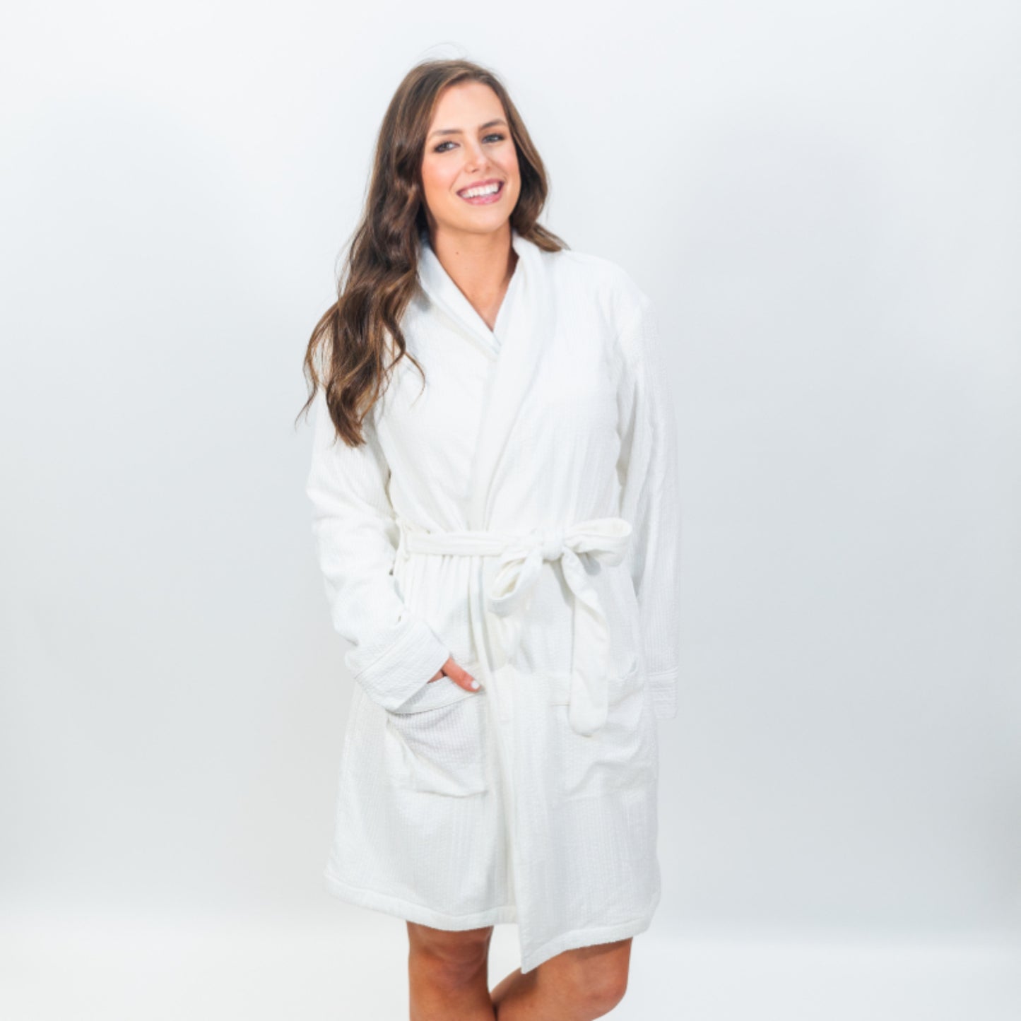 Magnolia Seersucker Robe S/M