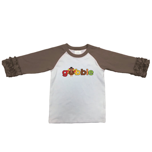 Kids Gobble 3/4 Sleeve T-Shirt L