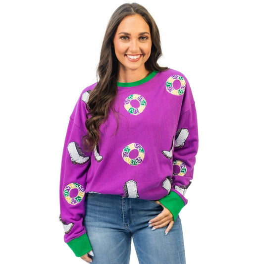 Mardi Party Sweatshirt 2XL