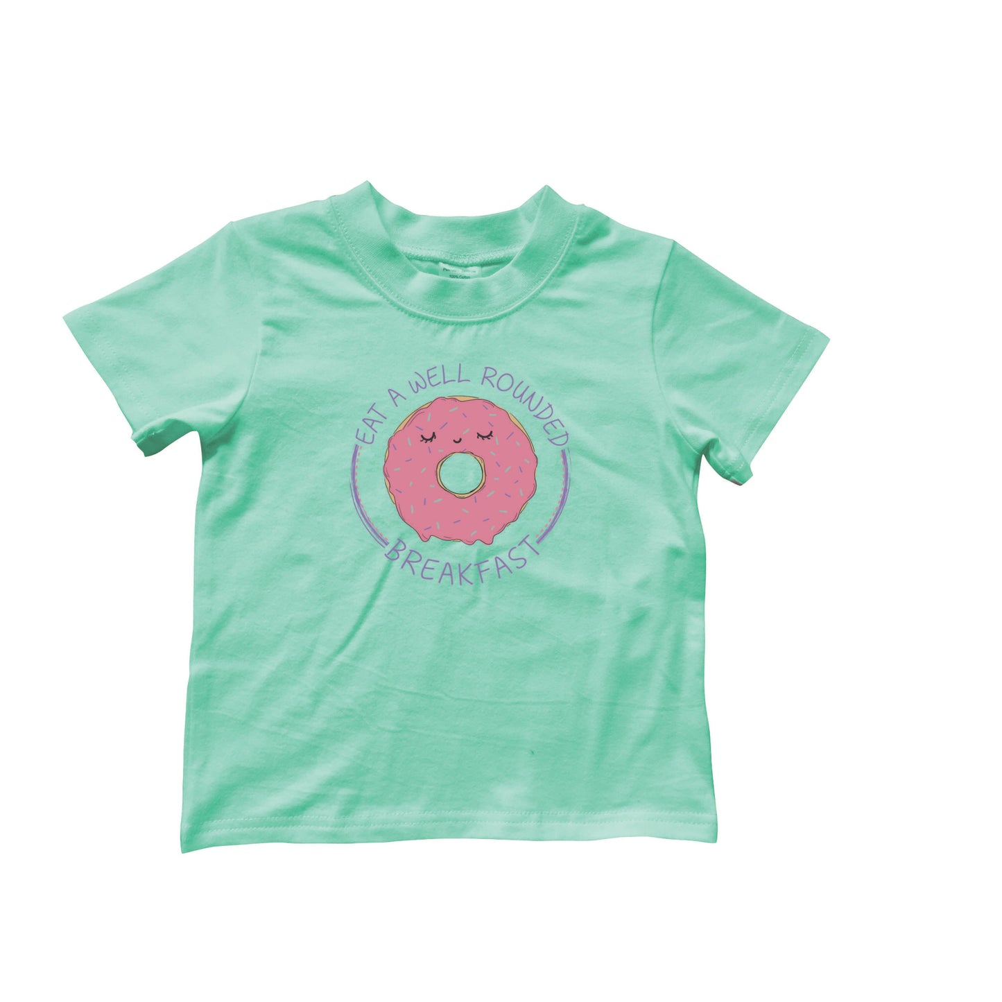 Kids Eat A Well Rounded Breakfast T-Shirt L