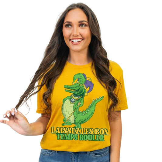 Mardi Gator Crew T-Shirt