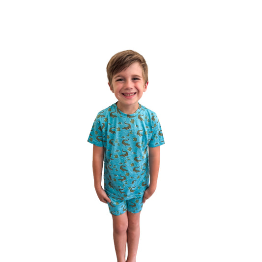 Kids Chomp Jammie Short Set S
