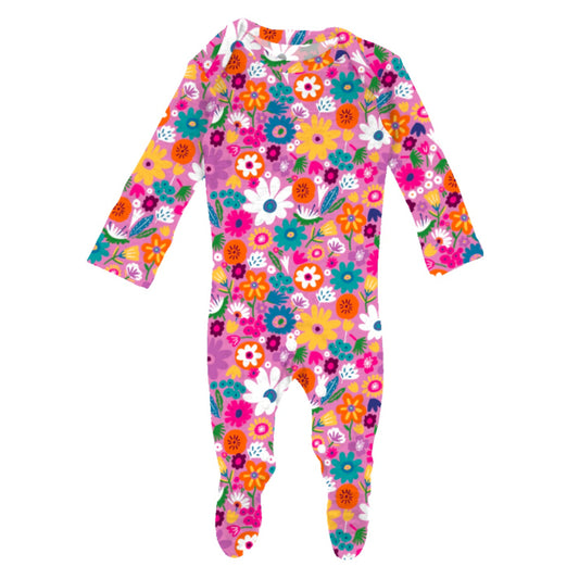 Kids Fields of Flowers Jammie Onesie NB