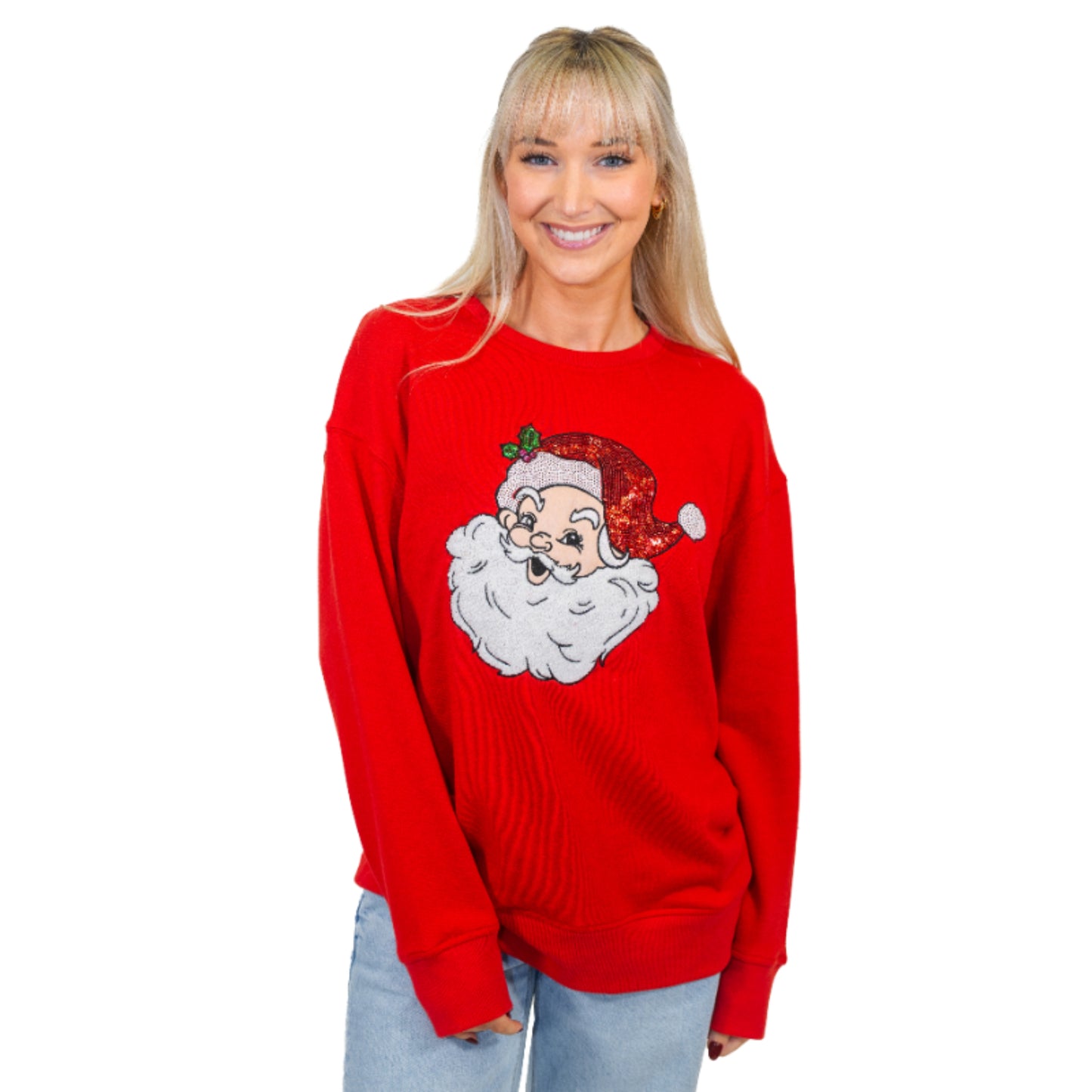 Merry Man Red Crew Neck Sweatshirt