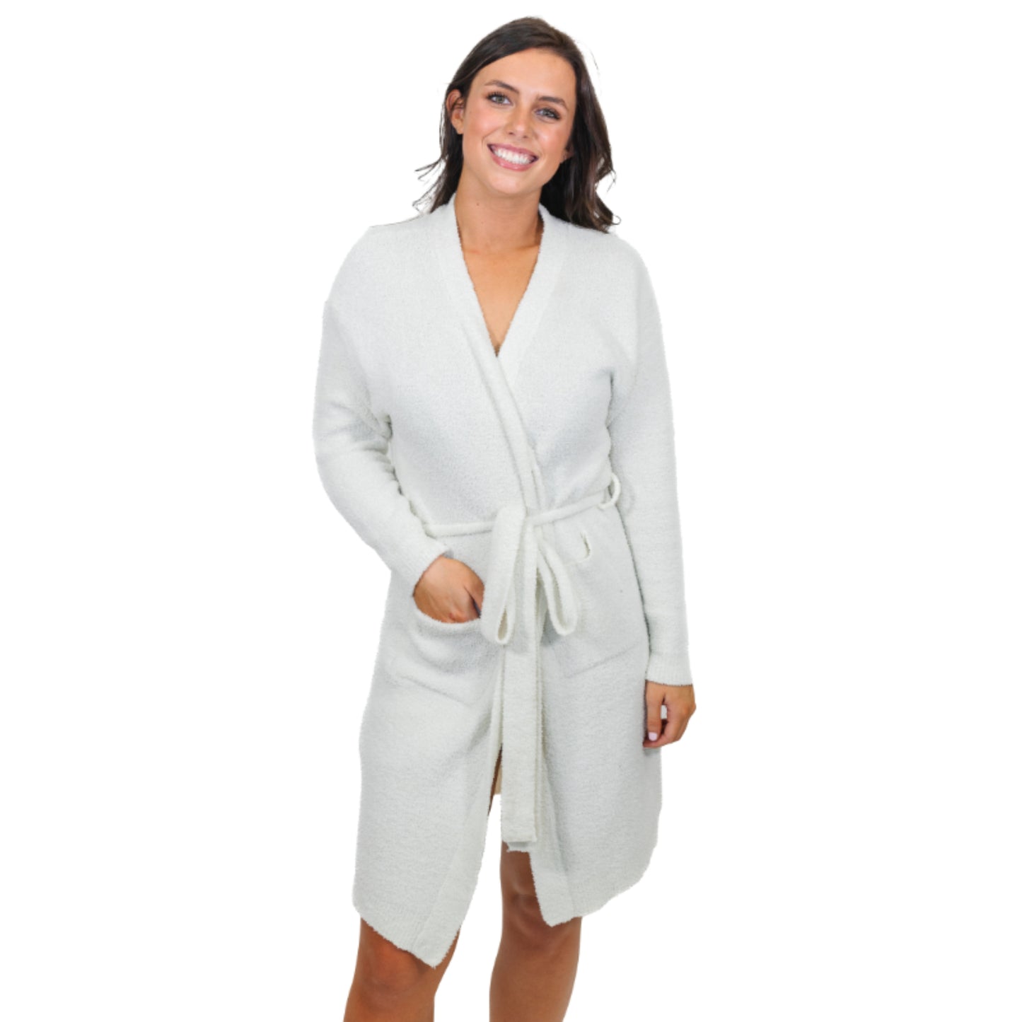 Milk & Honey Satin Robe