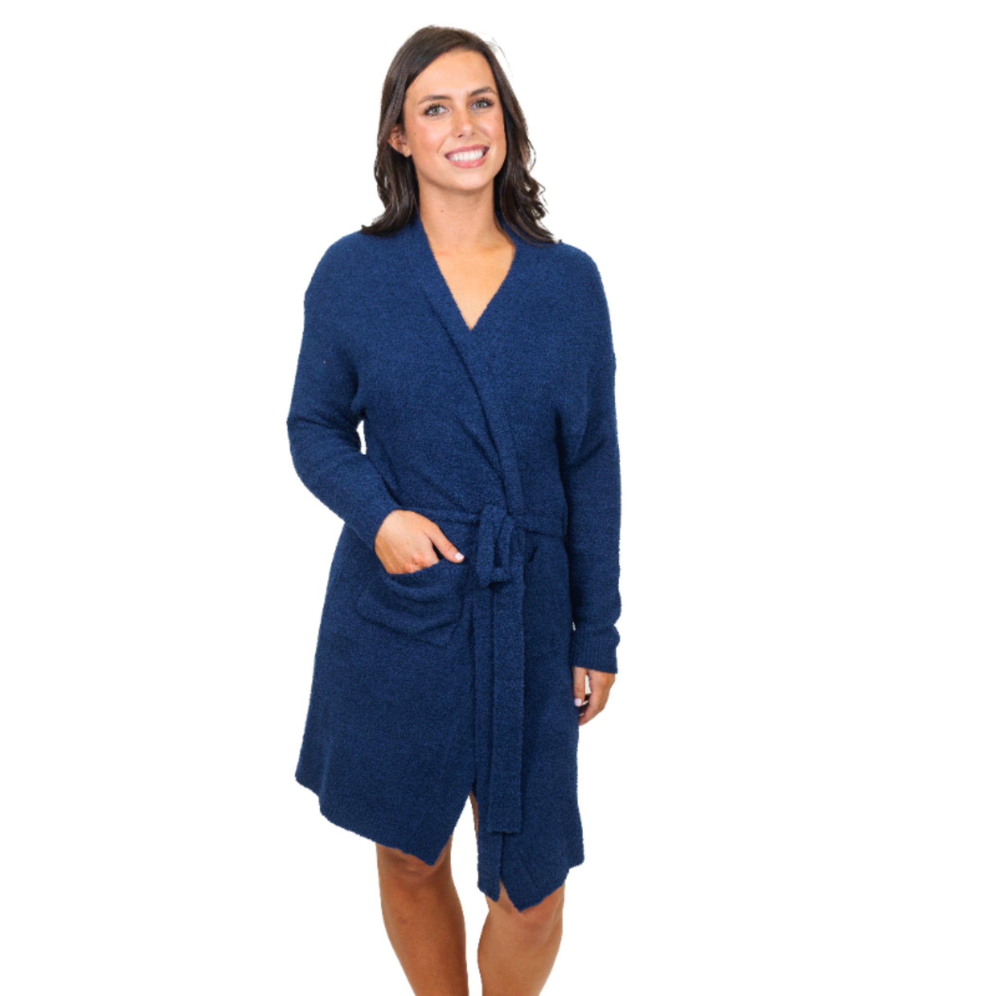 Deep Sea Satin Robe Jane Marie