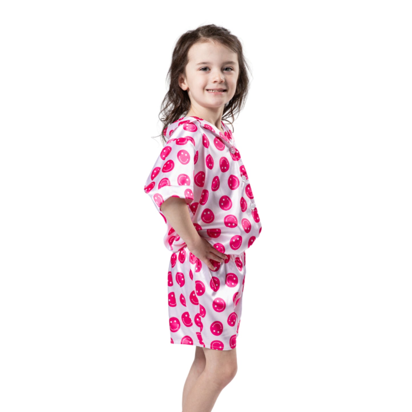Kids Sweet Smiles Pajama Short Set
