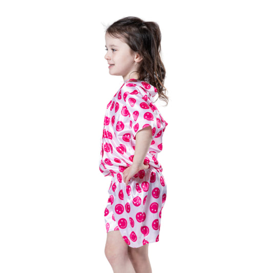 Kids Sweet Smiles Pajama Short Set