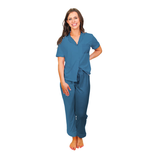 Denim Dreams Bamboo Pajama Set S