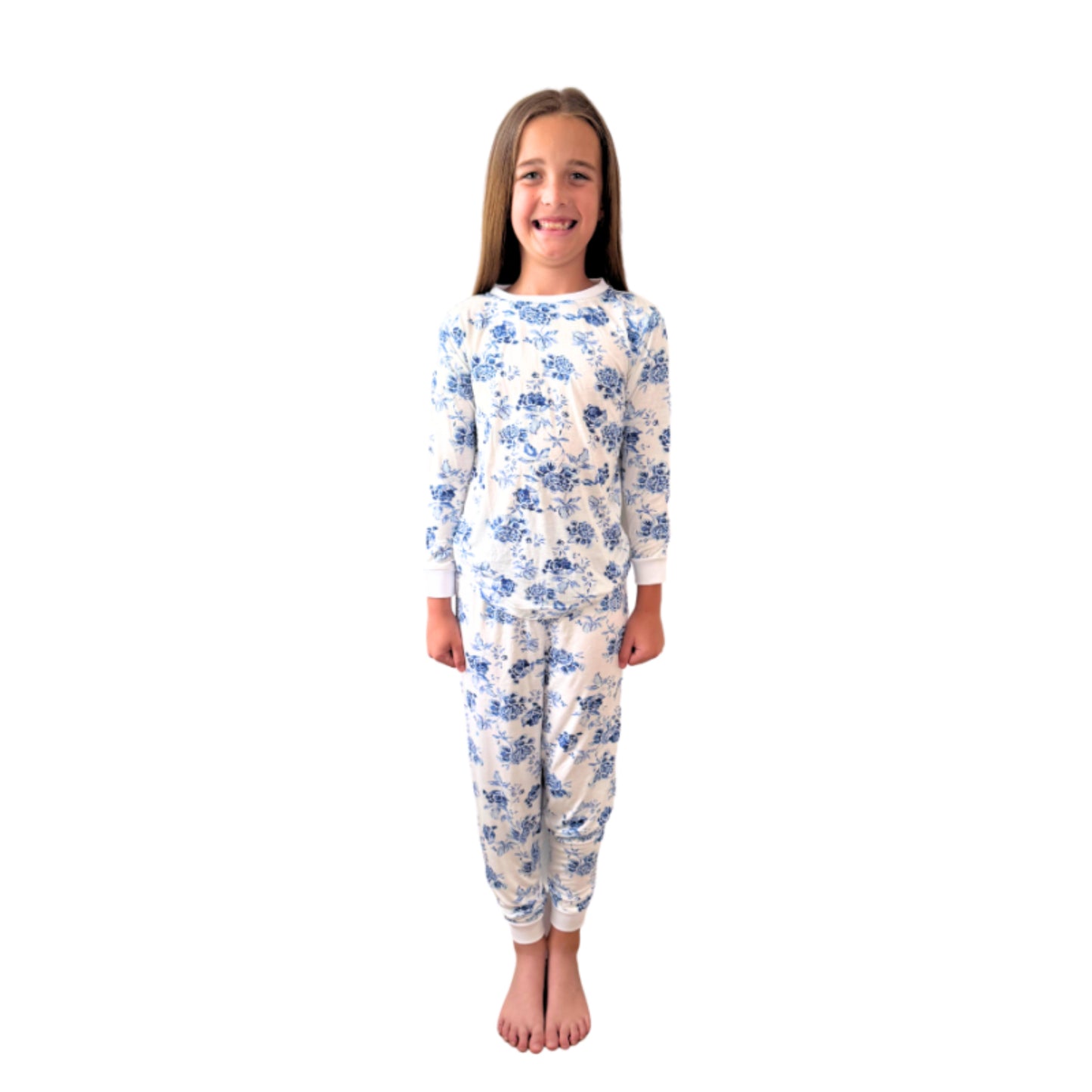 Kids Blue Haven Bamboo Jogger Pant Set S