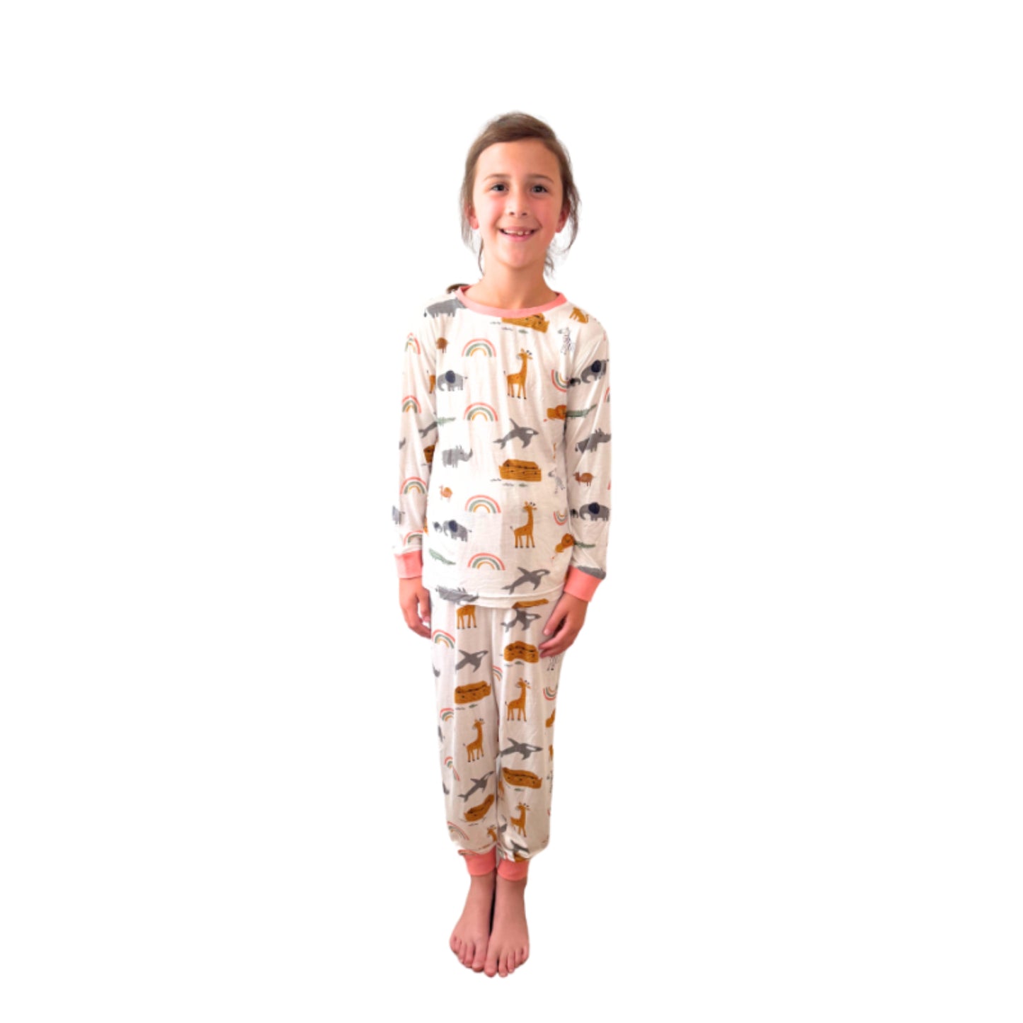 Kids Noah's Ark Bamboo Jogger Pant Set S