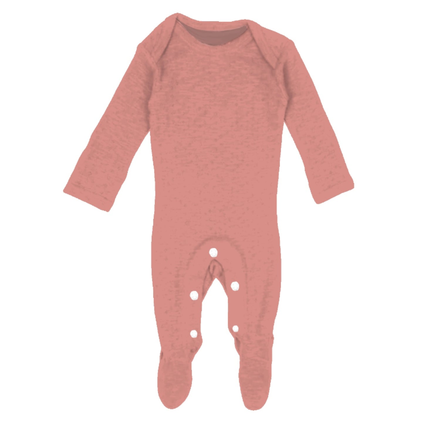 Kids Dusty Pink Bamboo Onesie 18MO