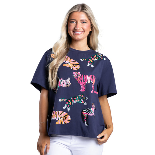 Roar Navy Short Sleeve T-Shirt S
