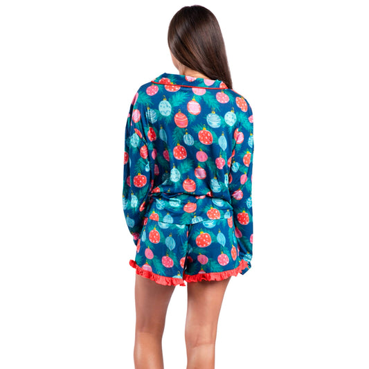 Tis the season Bamboo Pajama Short Set S
