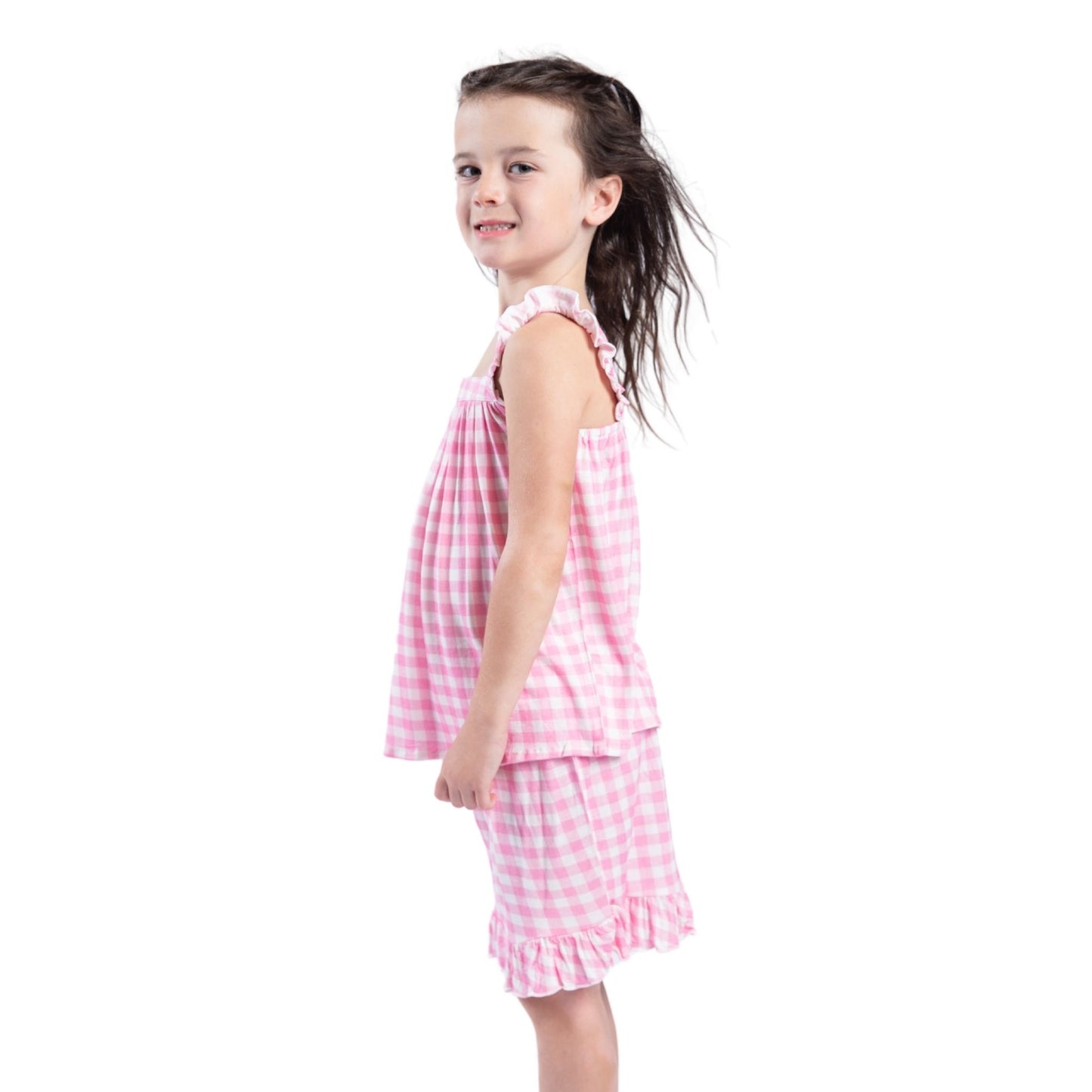 Kids Strawberry Picnic Bamboo Tank Set S