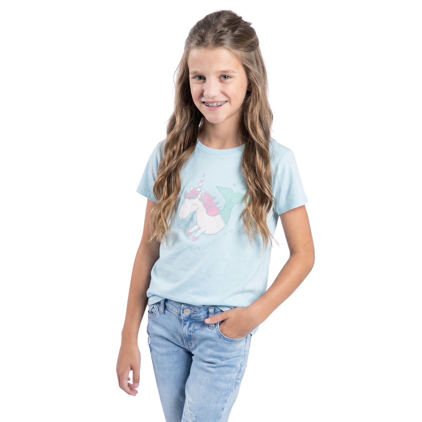 Kids Unicorn Mermaid T-Shirt