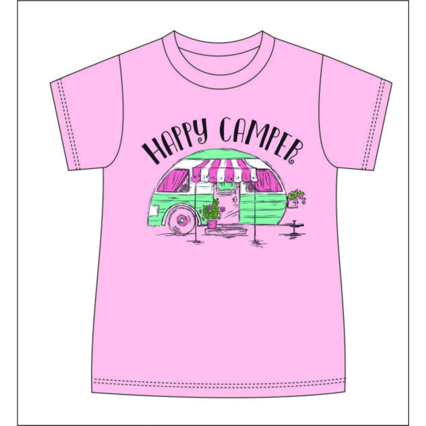 Kids Happy Camper T-Shirt S
